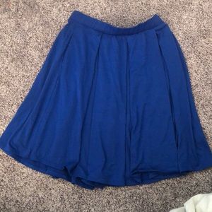 Lularoe Madison skirt, royal blue. Brand new